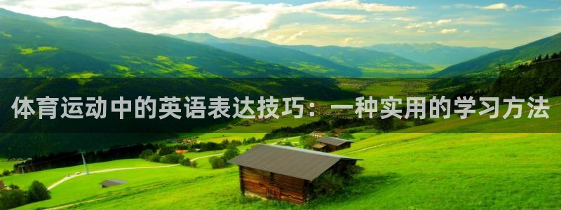 注册vsport体育官方正版app：体育运动中的英语表达技巧